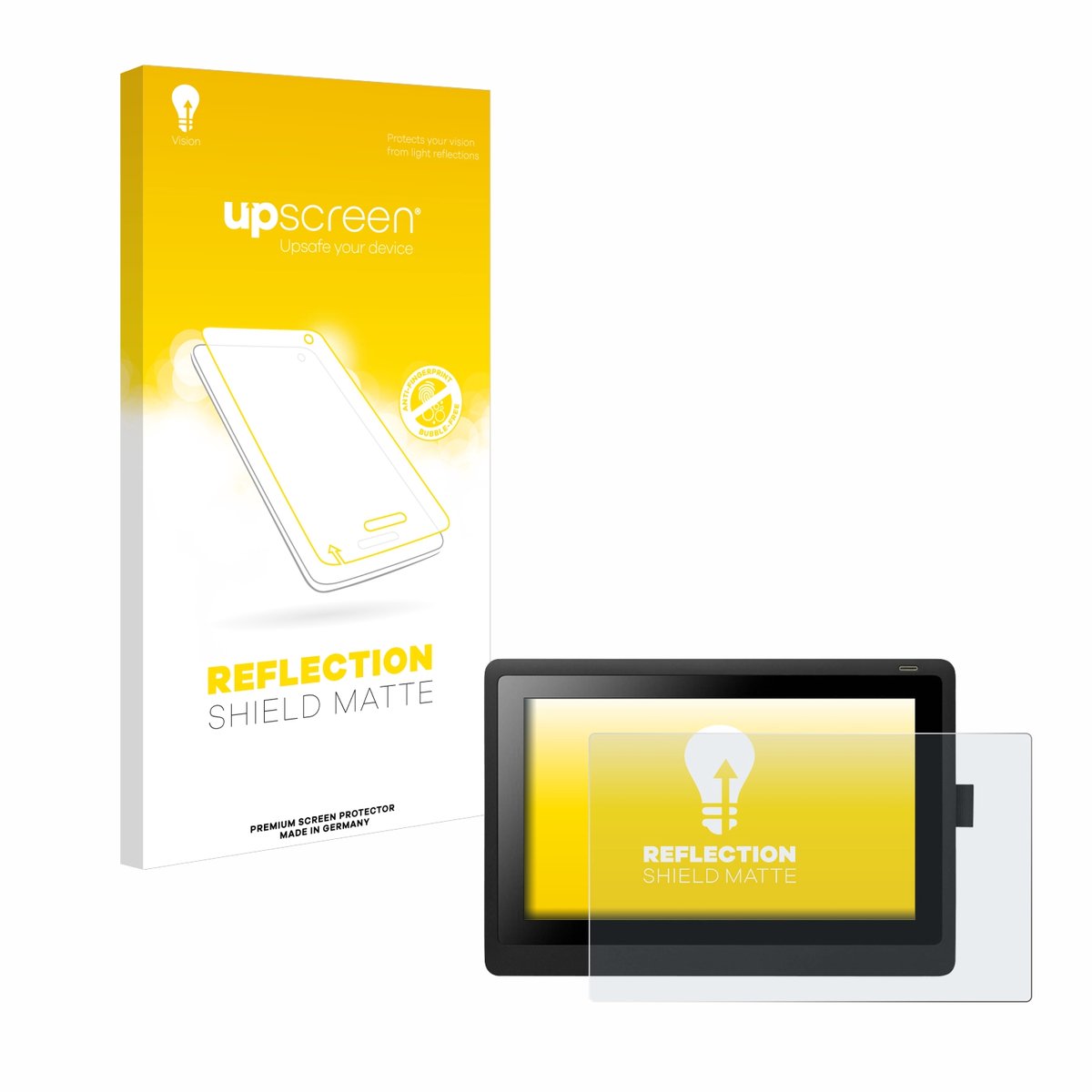 upscreen - Screenprotector voor Wacom Cintiq 16 - Folie Beschermfolie anti glare matte