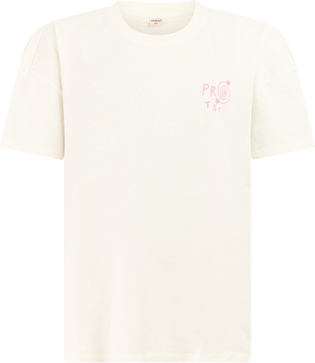Protest PRTBowler T-shirt Dames Loose fit 401 Seashell Offwhite