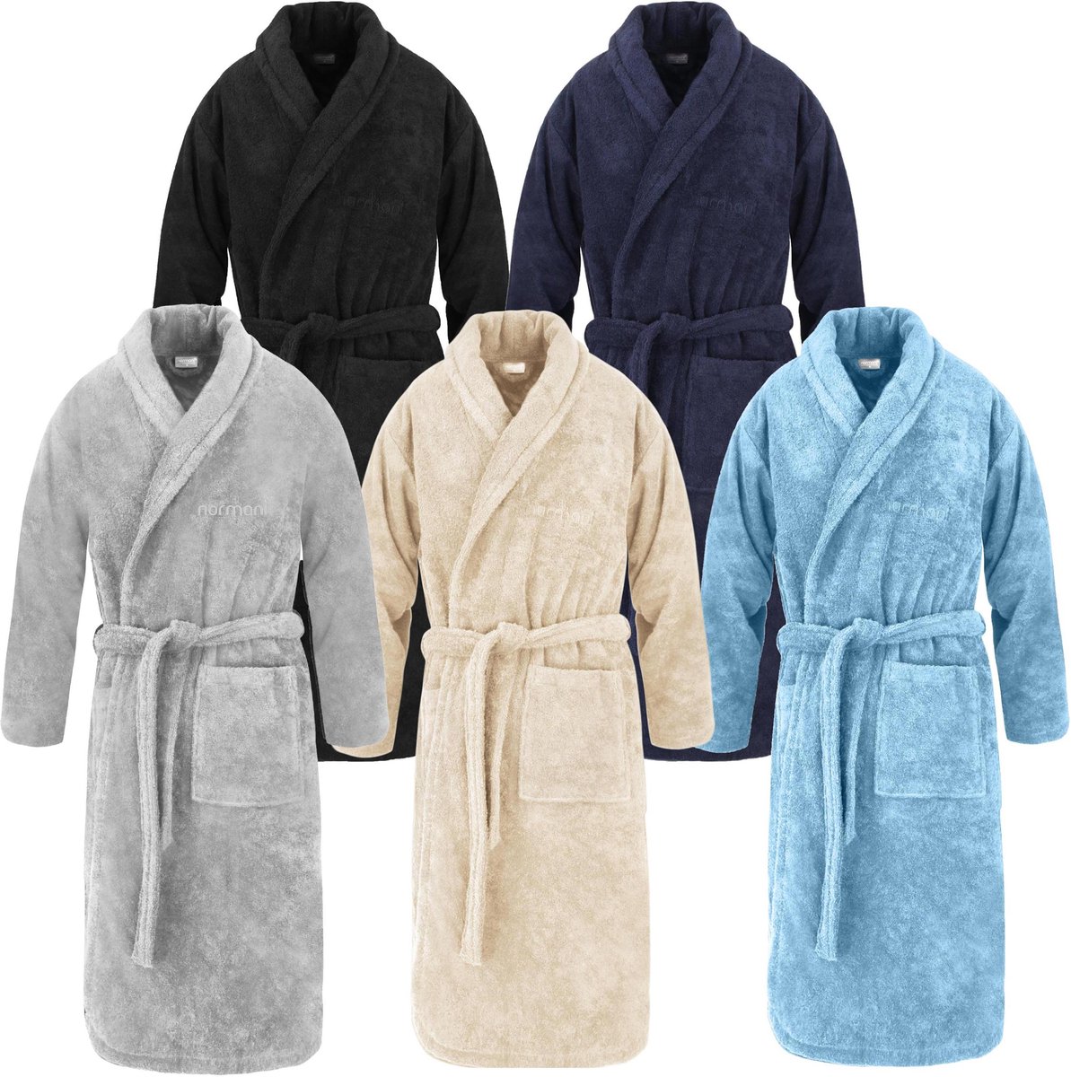 Unisex katoenen badjas 450 g/m² „Flee“