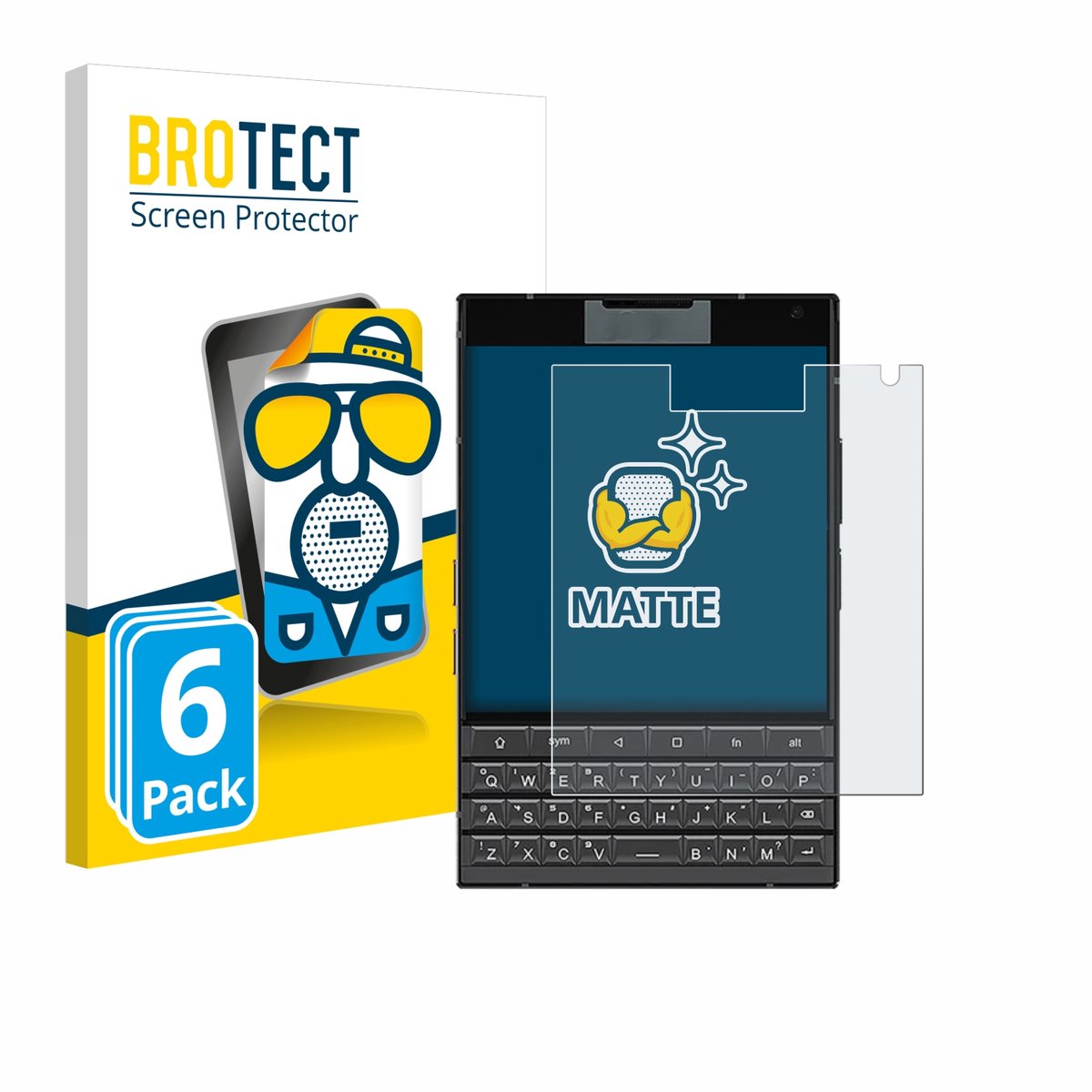 BROTECT - Screenprotector voor Unihertz Titan 2 - Folie Beschermfolie matte 6 Stuks