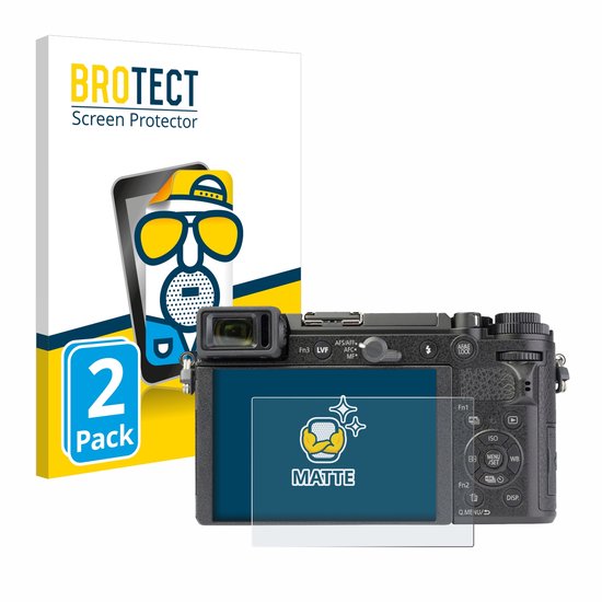 BROTECT - Protecteur d'écran pour Panasonic Lumix DC-GX9 - Film de protection mat (2 Pièces)