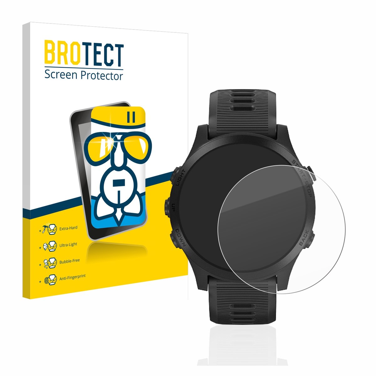 Screenprotector voor Garmin Forerunner 945 Beschermglas transparant
