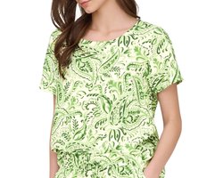 JDY Troya Life Crew Woven T-shirt Dames - Maat M