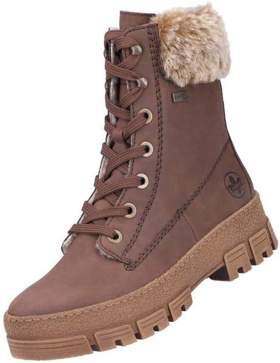 Rieker Dames Y4724 modieuze laarzen, blauw, 36 EU