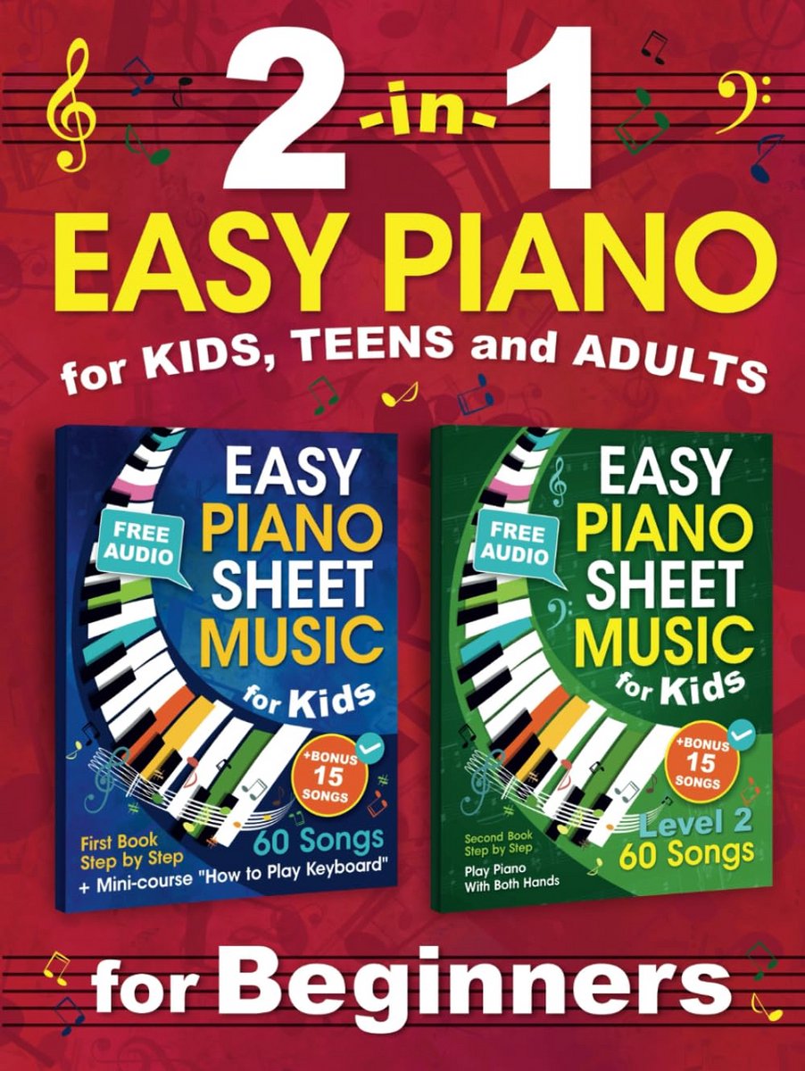 Beginnersgids voor Piano Spelen: Eenvoudige Noten en Oefeningen voor Kinderen en Volwassenen