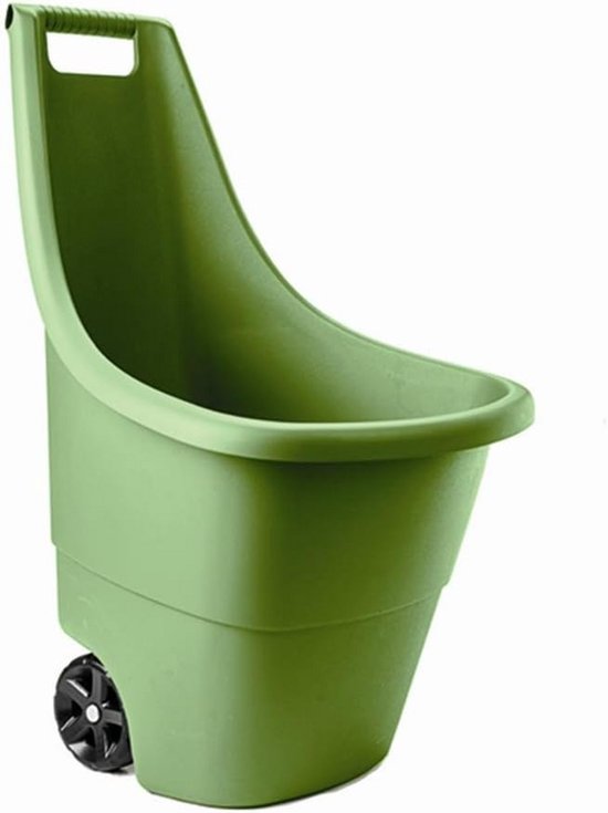 Stevige Tuinkar voor Tuin en Huis met Wielen 50L van Merkloos	 — afbeelding 2