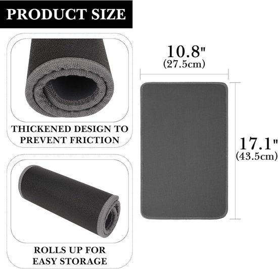 Staande Mixer Slider Mat - Keukenaccessoires Antislipmat - Bevestiging Aanrecht - Keukenapparatuur Compatibel met [Hoofdkeyword] - Blender - [USP] - [Kleur of formaat] - NC701 - Ninja - Allecto — afbeelding 3