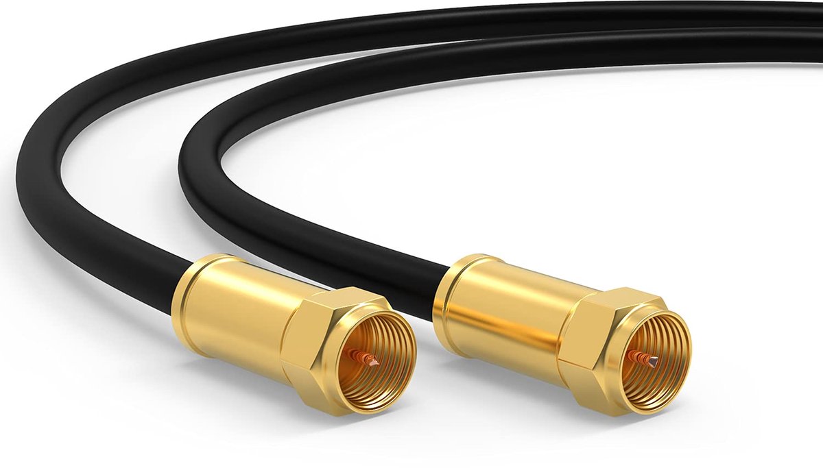 Premium 10m Satellietkabel Klasse A+ voor TV, Internet & Modem - Ondersteunt 4K UHD