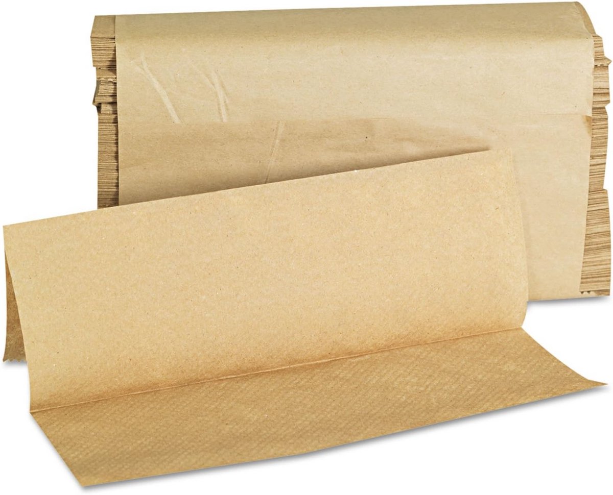 Multifold Papieren Handdoeken - 250 Stuks per Pak - Natuurlijk