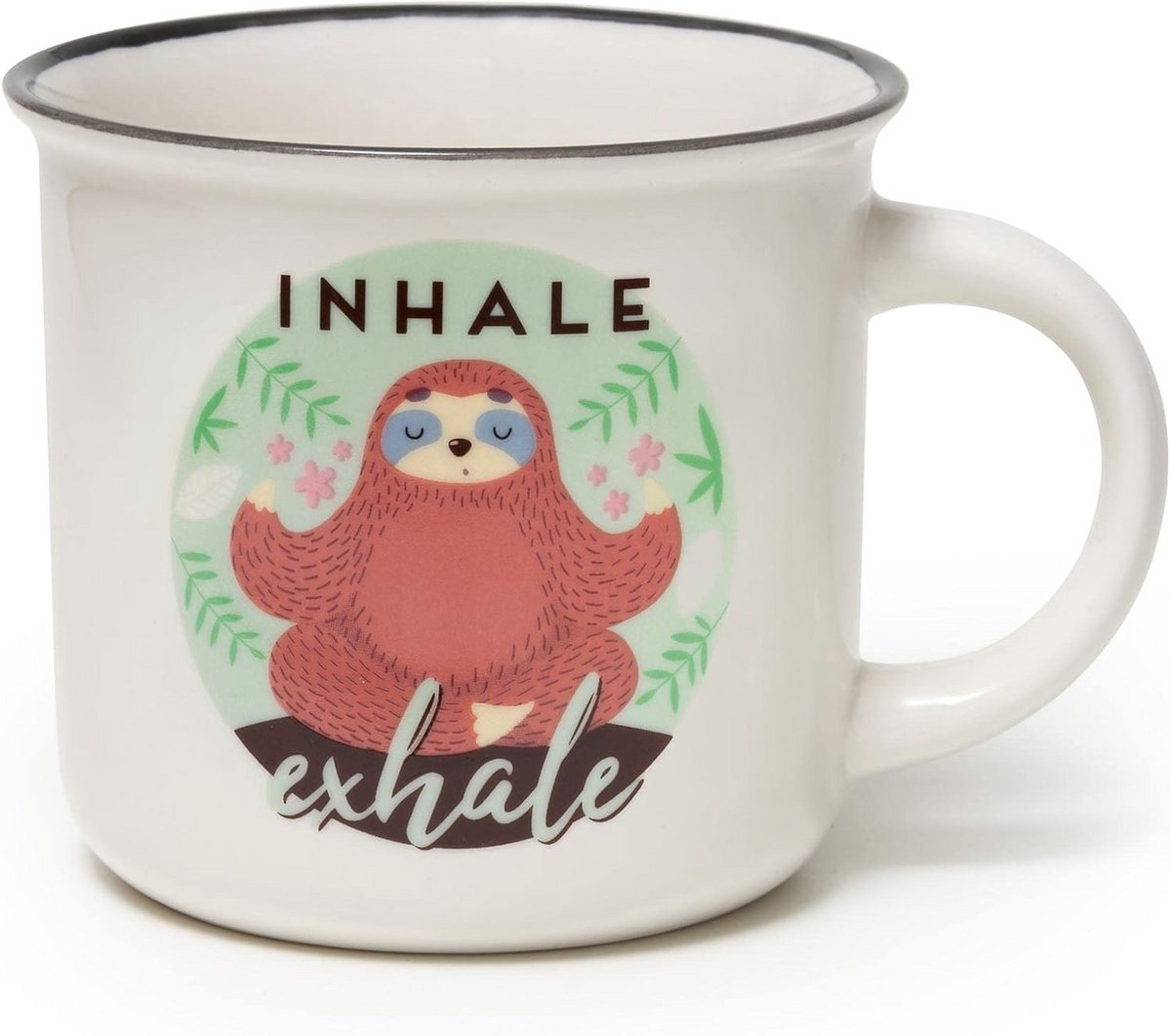 Mok Nieuw Bone China Luiaard 350 ml Vaatwasmachinebestendig Magnetronbestendig