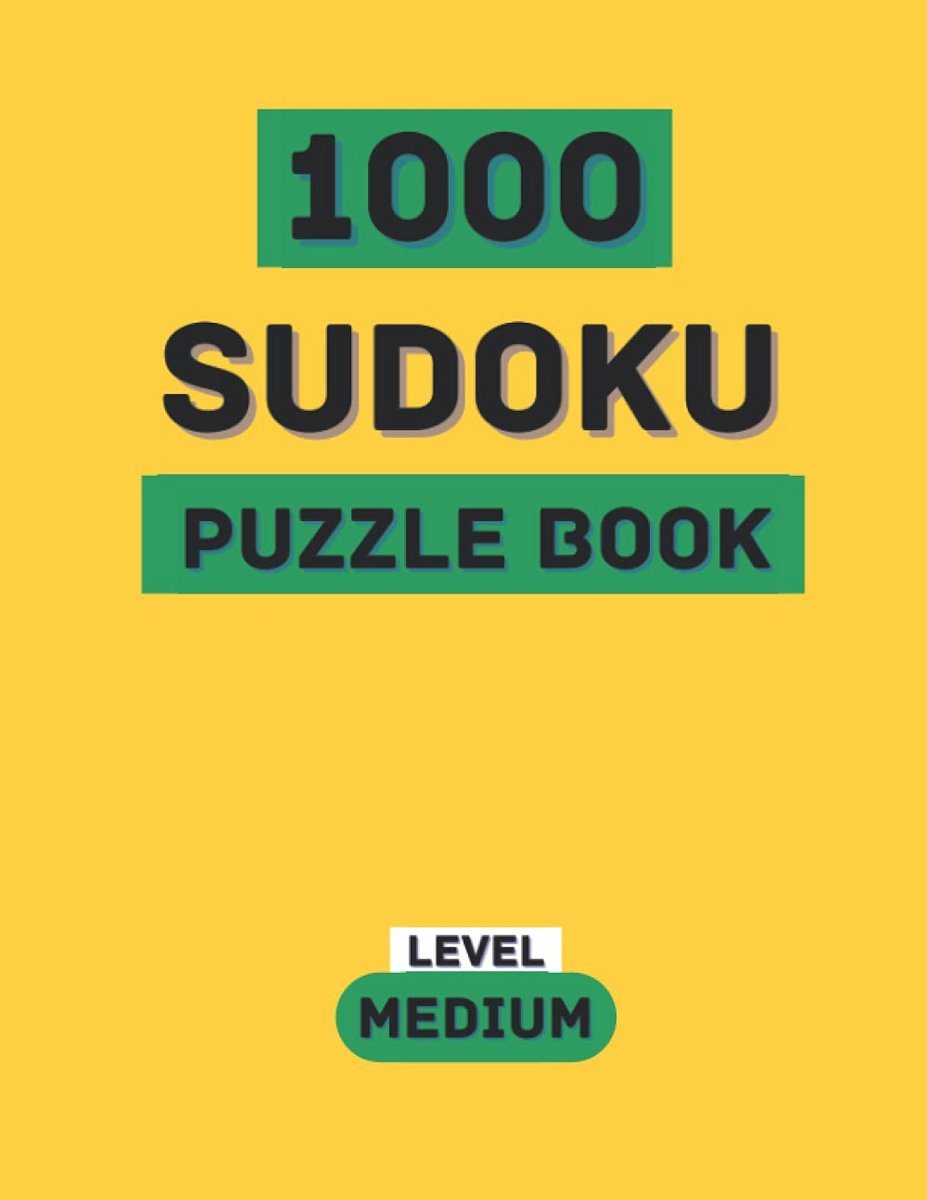 Sudoku Puzzelboek - Logische Puzzels - Hersentraining - 1000 Puzzels - 253 Pagina's