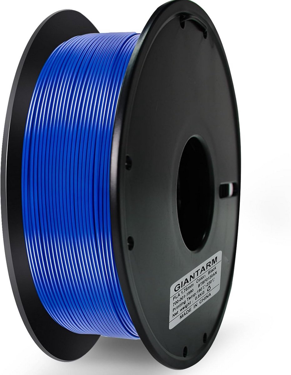 PLA 3D Printer Filament 1,75 mm 0,5 kg Spoel Blauw - Hoge Nauwkeurigheid