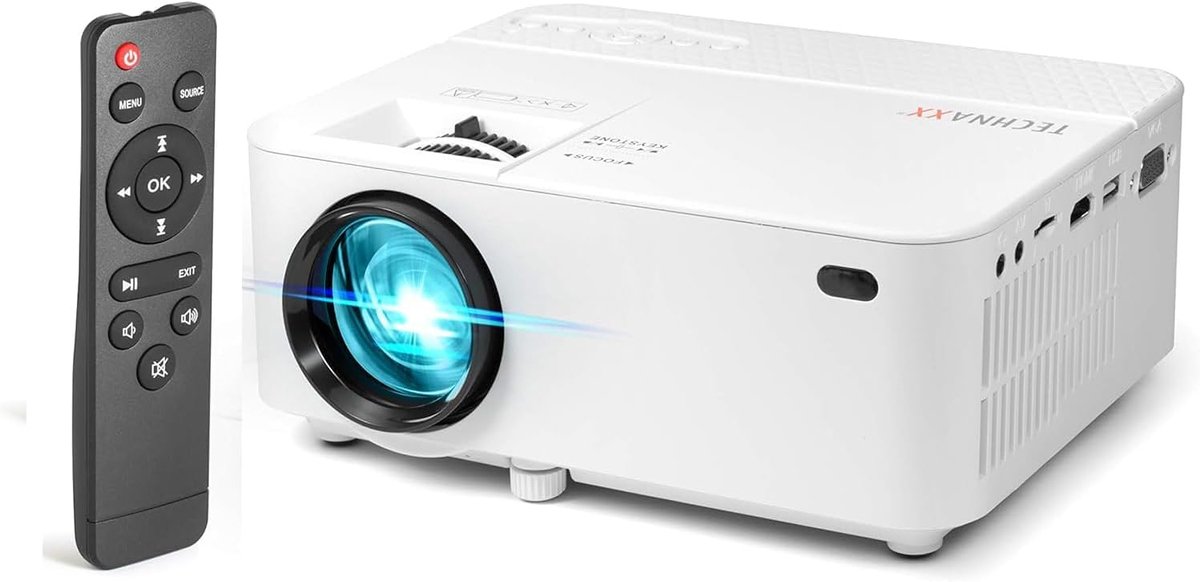 Mini Beamer - Draagbare Projector - Film Avond Thuis - Lange Levensduur LED - Tot 176 Inch