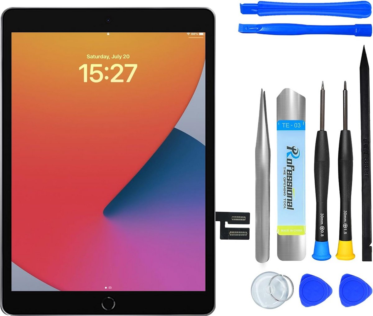 Vervangend Touchscreen voor iPad 7e en 8e Generatie 10,2 inch Reparatiekit