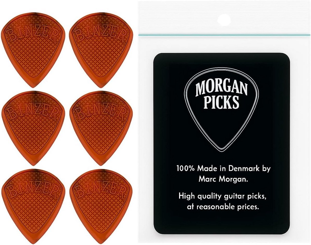 Gitaarplectrum met ronde tip en extra grip plectrum voor rock en blues