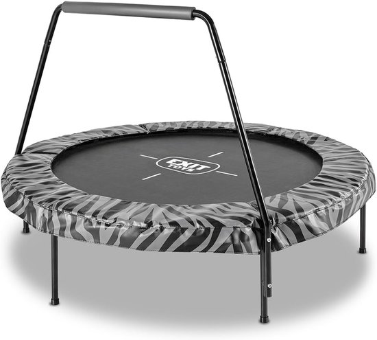 Kinder Trampoline Rond met Beugel Ø140cm - Speelgoed voor Peuters en Kleuters Binnen en Buiten