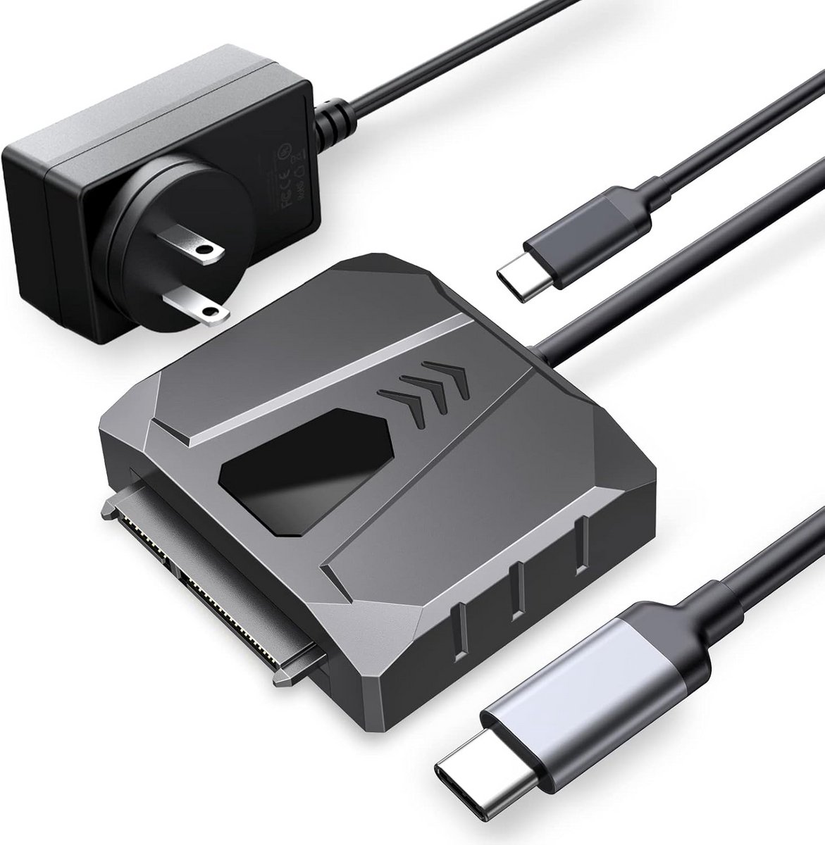 SATA Kabeladapter - USB C naar SATA - Harddrive Koppelen - Ondersteunt UASP - 35 inch HDD/SSD