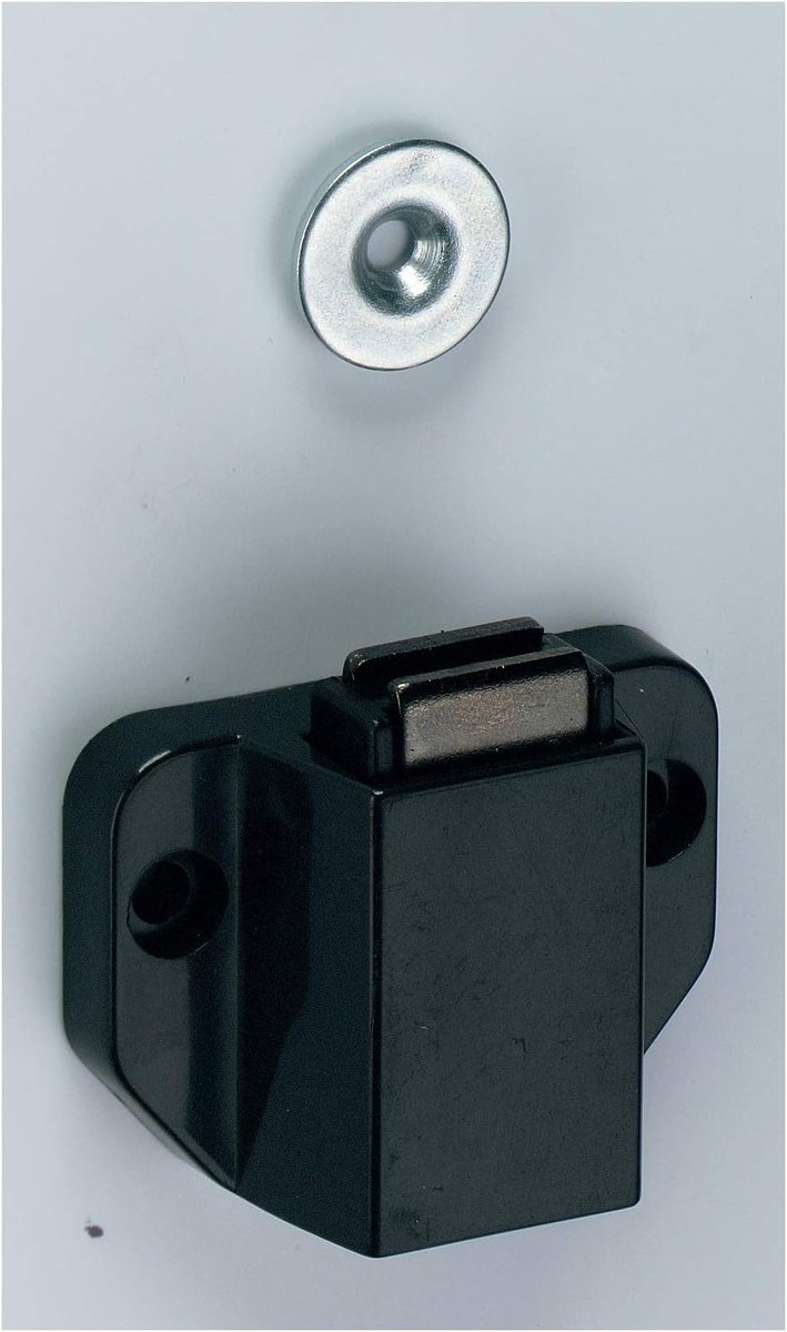 Drukmagneetsnapper voor Kastdeuren met 8mm Hub