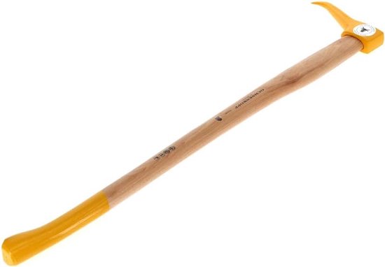 Handsappie met Hickory Houten Steel - Ergonomisch en Rugvriendelijk Houtverplaatsen van Handsappie — afbeelding 4