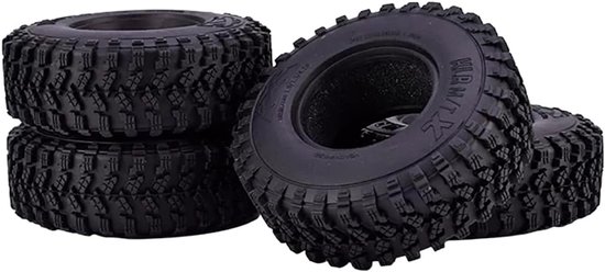 RC Crawler Banden 4 Stuks 1.9 Inch Rubber Off-Road Wielen voor 1:10 Modellen van Merkloos	 — afbeelding 5