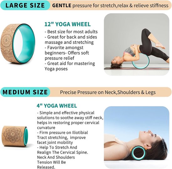 Yoga Wiel Set voor Stretch en Balans — afbeelding 2