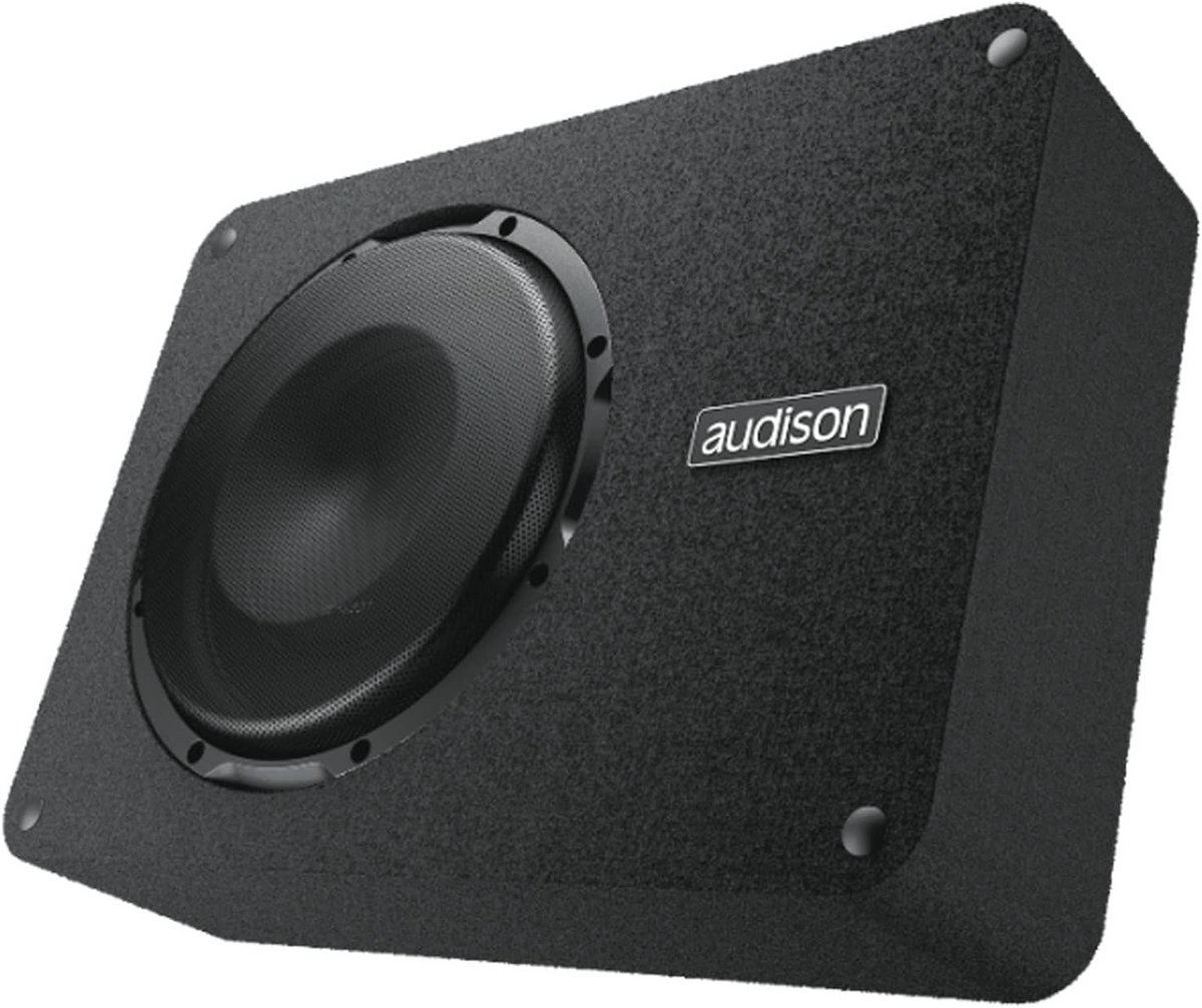 10 Inch Auto Subwoofer Met 500W Maximaal Vermogen In Platte Behuizing