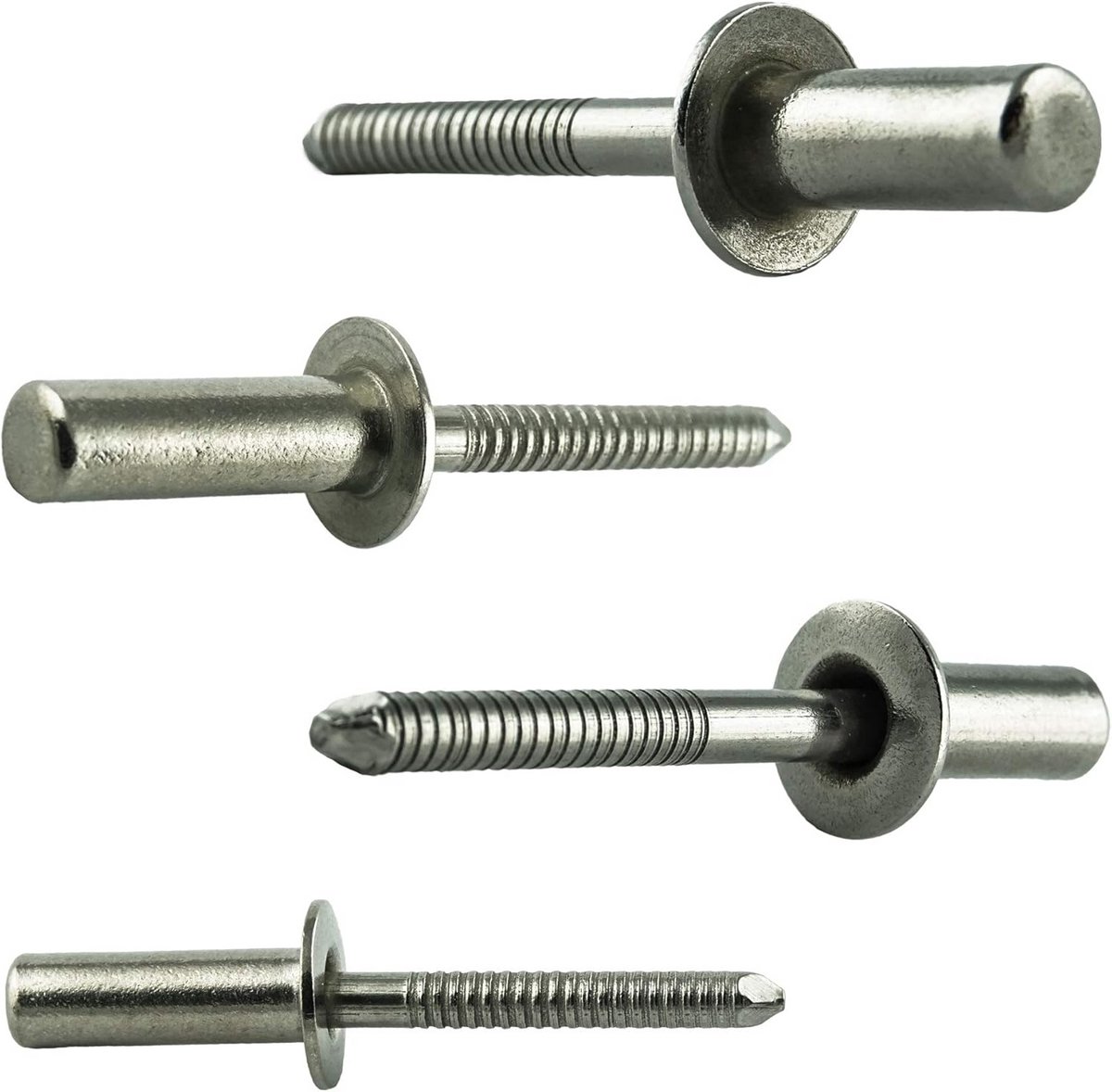 50 Stuks Waterdichte Blindklinknagels RVS Platte Kop 4,8 x 14 mm