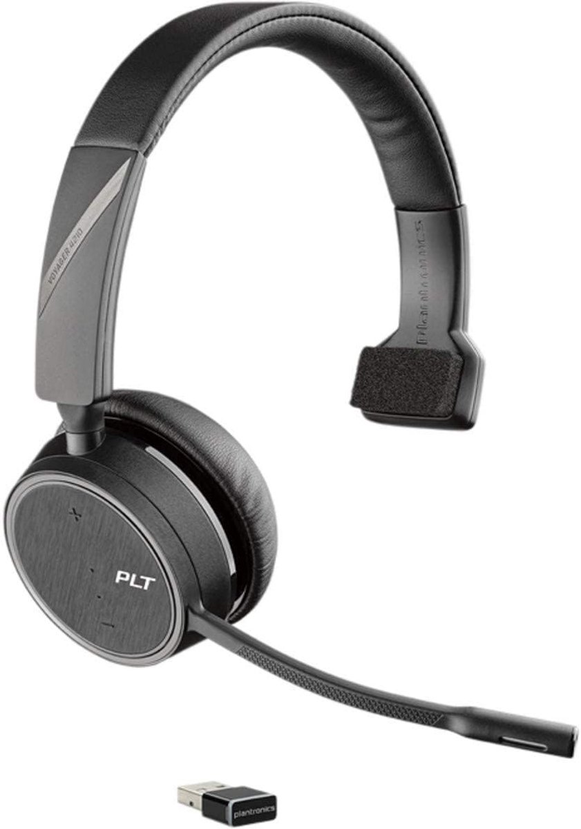 Draadloze Bluetooth Mono Headset met USB-A Dongle en Oplaadcase