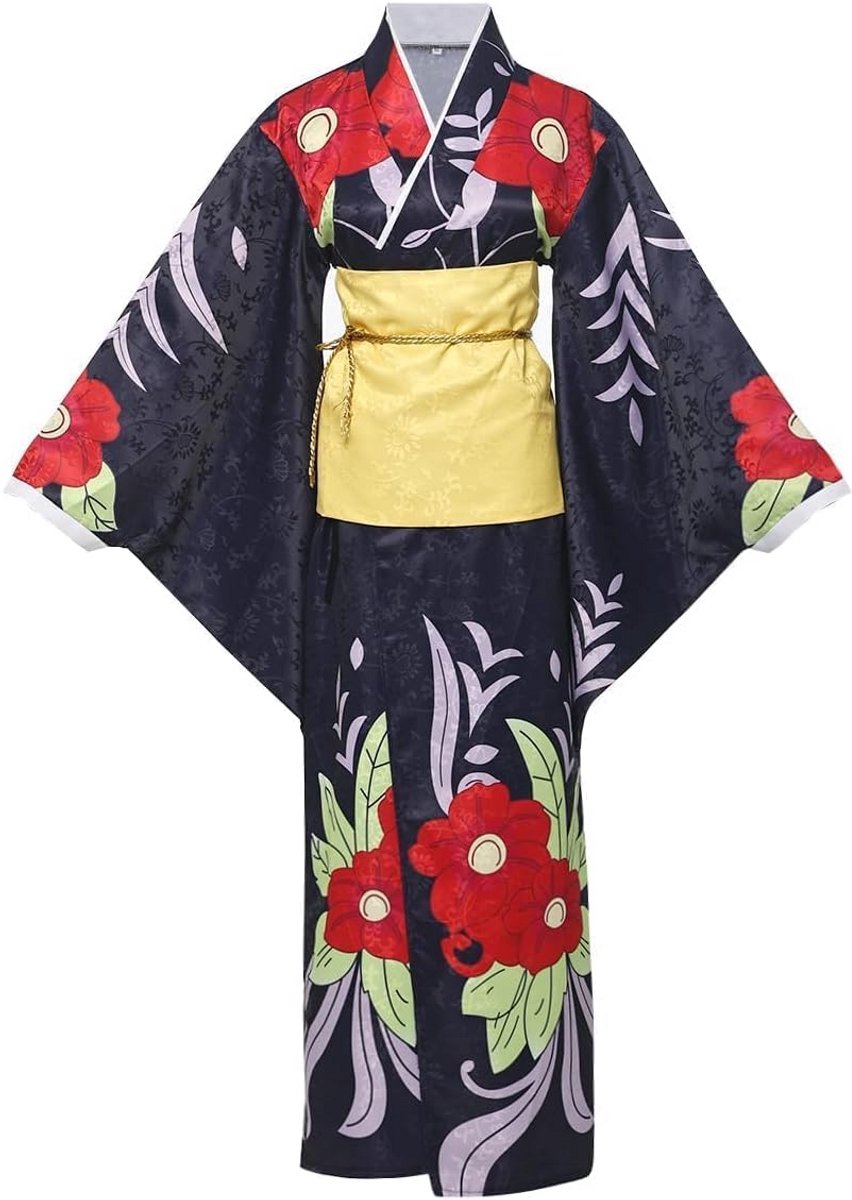 Elegante Heren Yukata Kimono Gewaad Japanse Stijl