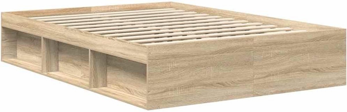 Houten Bedframe 160x200 cm - Stevig en Stijlvol Nachtmeubel