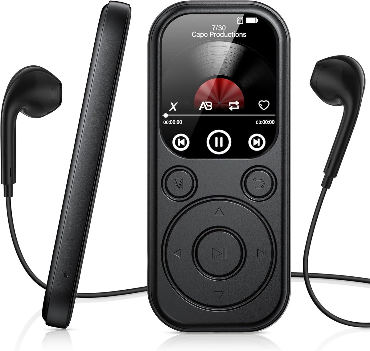 Grote MP3-speler met Bluetooth, FM-radio en opnamefunctie