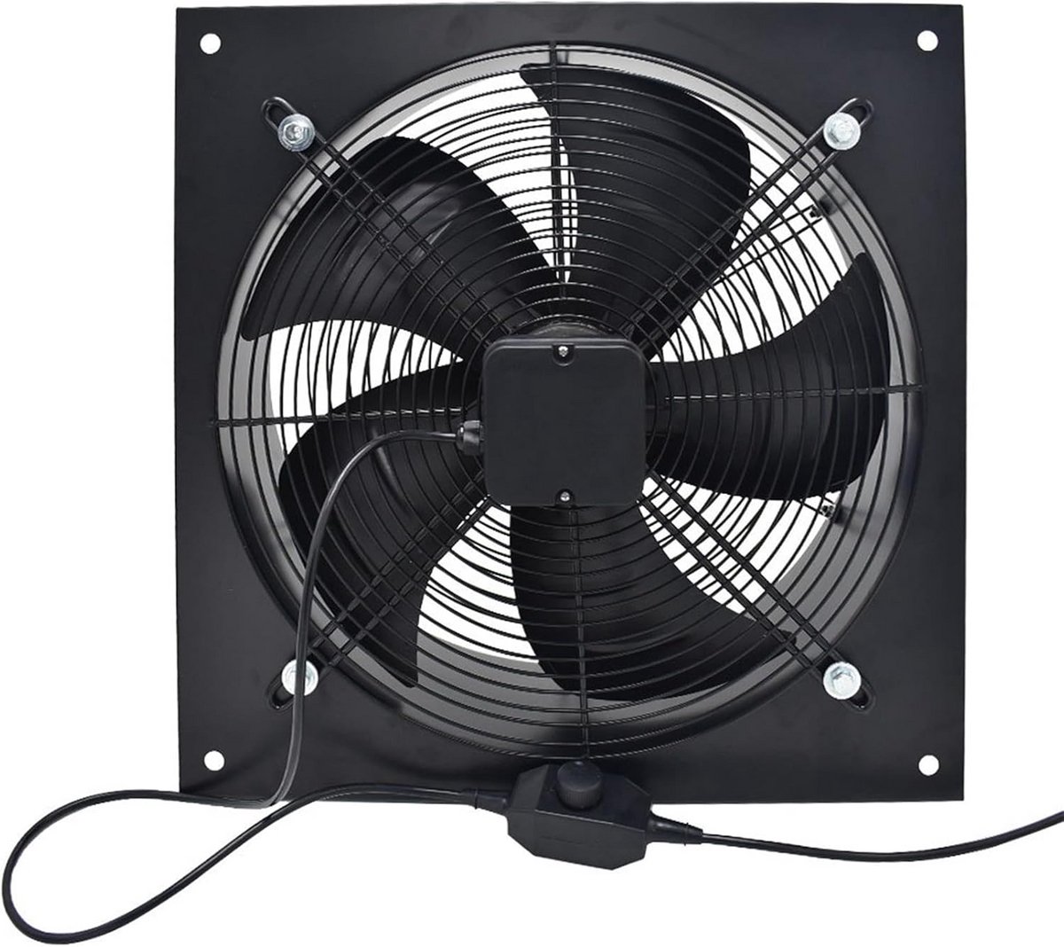 Krachtige Industriële Axiale Afzuigventilator 200mm met Snelheidsregelaar