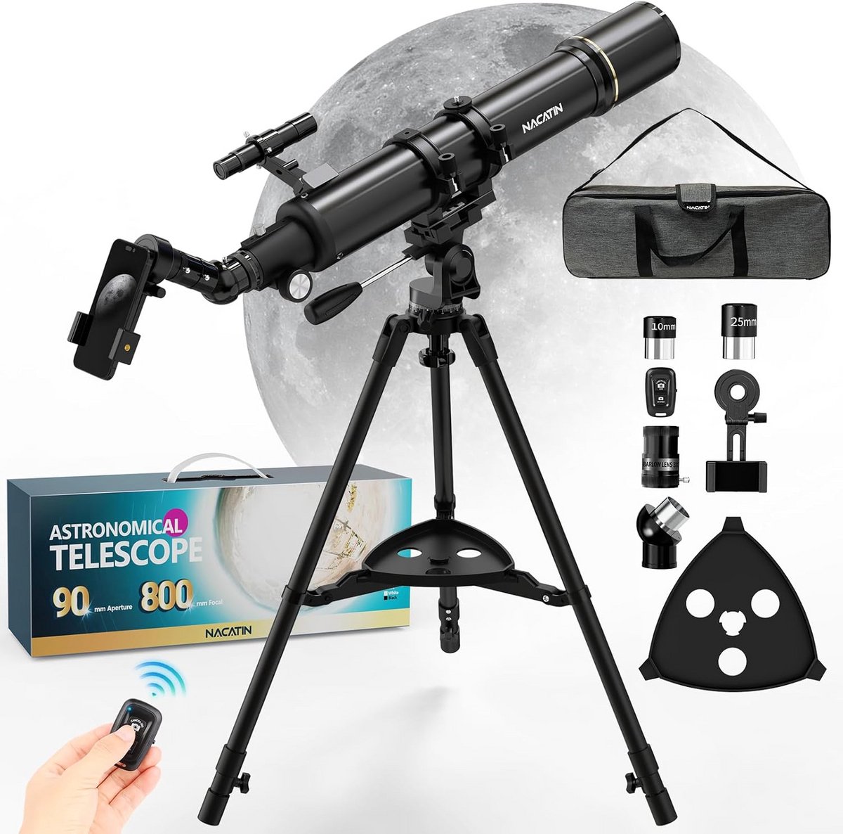 Krachtige Astronomische Telescoop voor Beginners en Hobbyisten