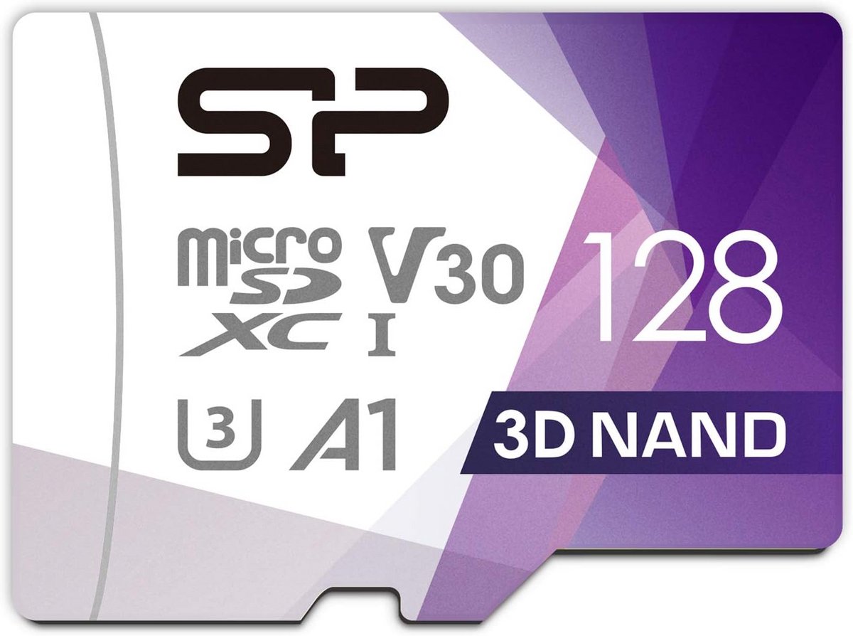 Snelle 128GB SDXC geheugenkaart voor camera en video