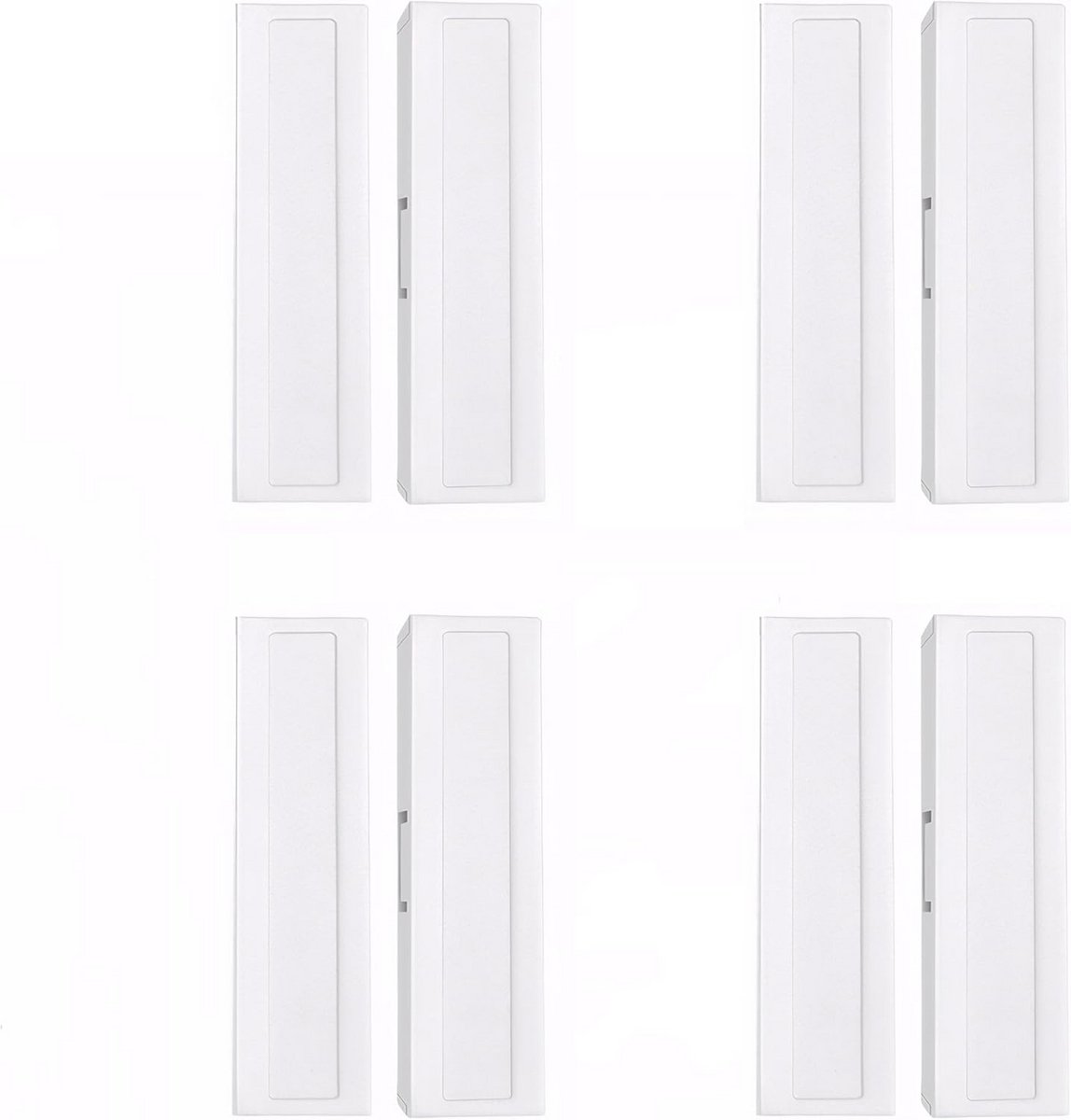 4 Stuks Magnetische Contact Sensor voor Deur en Raambeveiliging