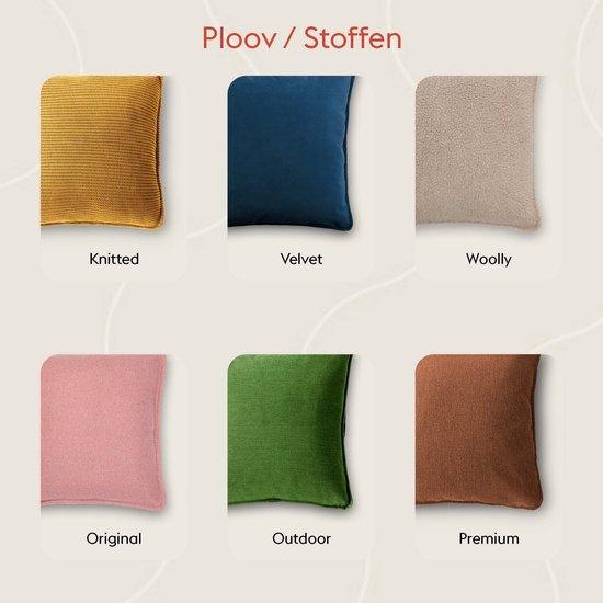 Stoov Warmtekussen | Ploov³ Grey | Duurzaam & Draadloos | Infrarood warmtekussen | 45x45 cm | Base 24Wh batterij
