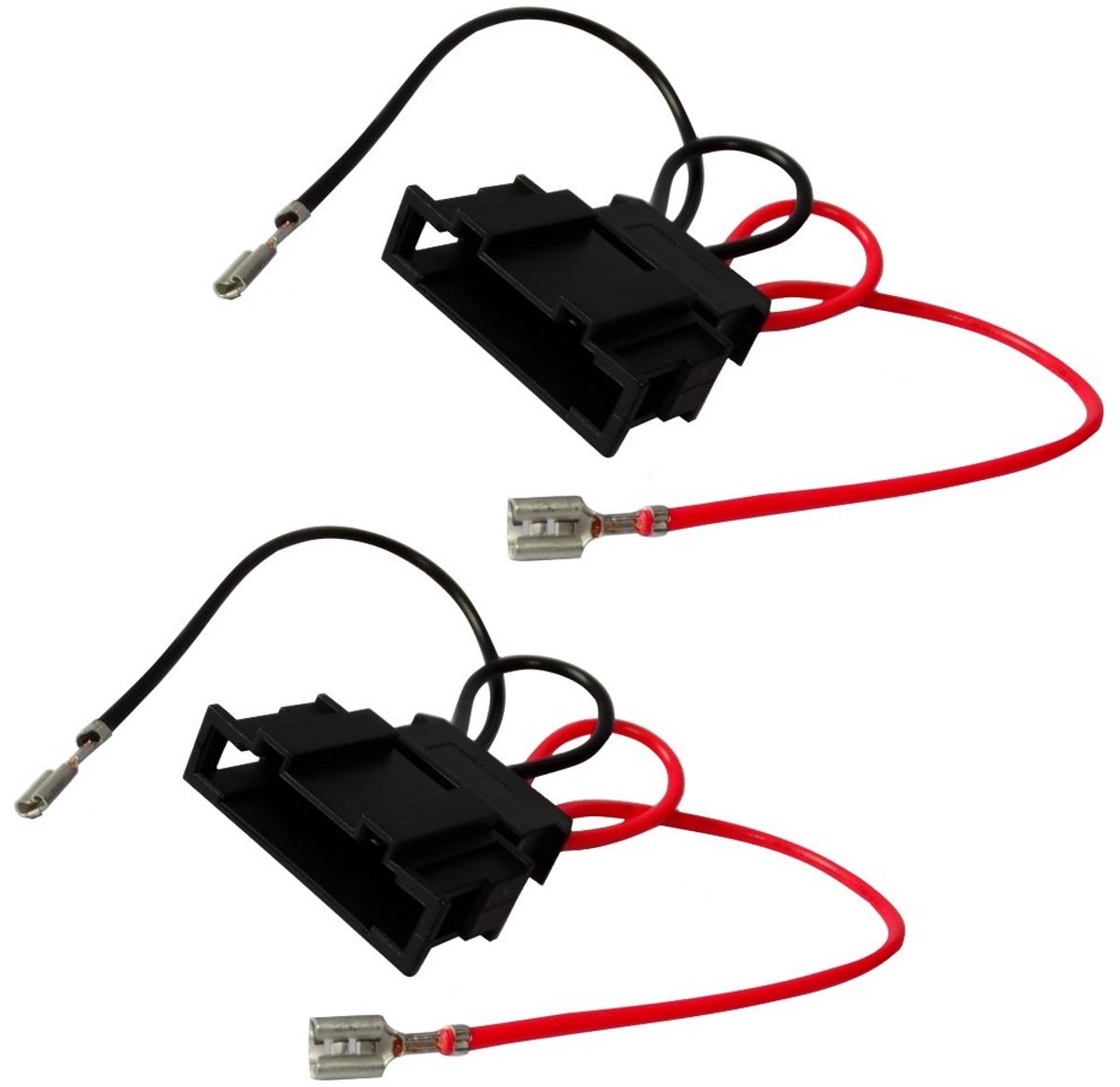 2-Poorts Speaker Adapter Kabelboom voor Auto Radio Slot