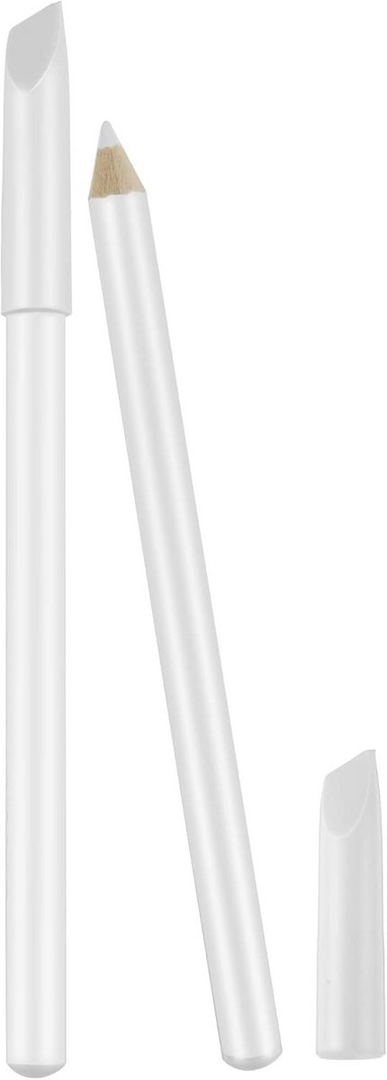 2 Stuks Nagel Whitening Potlood - Wit Nagelstift voor Perfect Manicure & Nagelverzorging