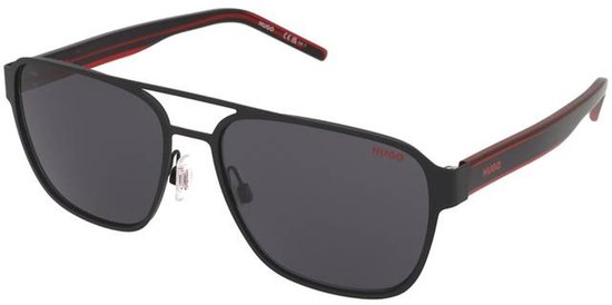 HUGO HG 1298/S OIT BLACK RED 57/16/145 MAN Zonnebrillen van Merkloos — afbeelding 3