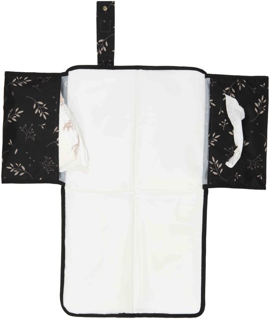 Dooky 3-in-1 Changing Pack - Romantic Leaves Black van Dooky — afbeelding 4
