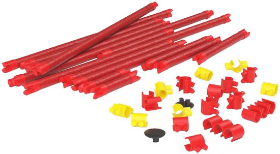 Spaghetteez - Velociraptor - Flexibele Bouwstaafjes - Speelgoed 5,6,7,8 Jaar Jongens en Meisjes- Constructie Speelgoed- Montessori Speelgoed- Educatief Speelgoed