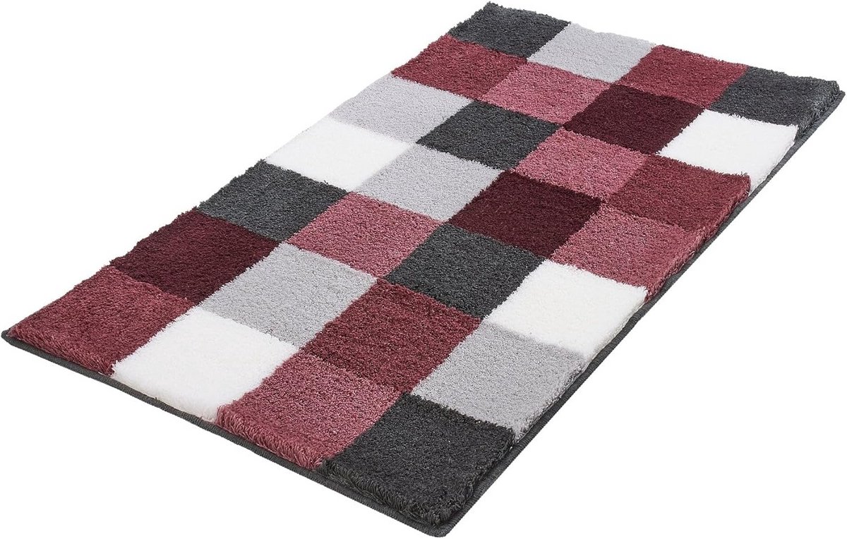 Badtapijt Rechthoekig Old Rose 85 x 150 cm voor Extra Zachte Badkamerervaring