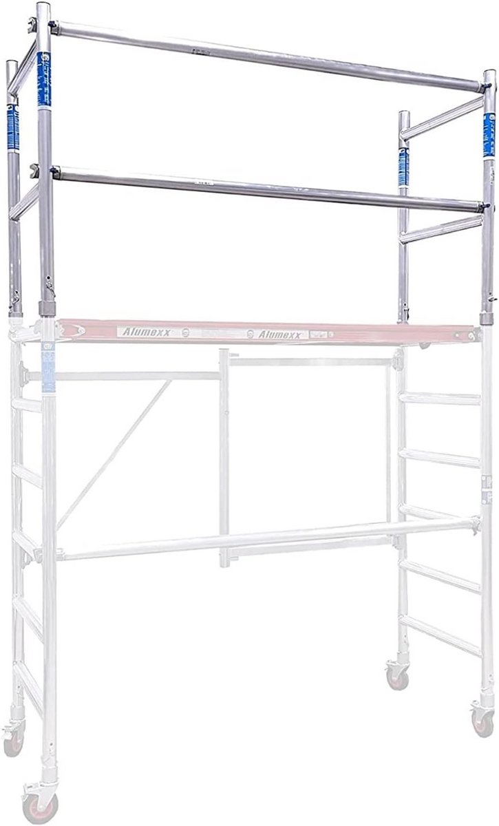 Vouwsteiger Uitbreidingsset voor 4 Meter Werkhoogte - Draagvermogen 375 kg