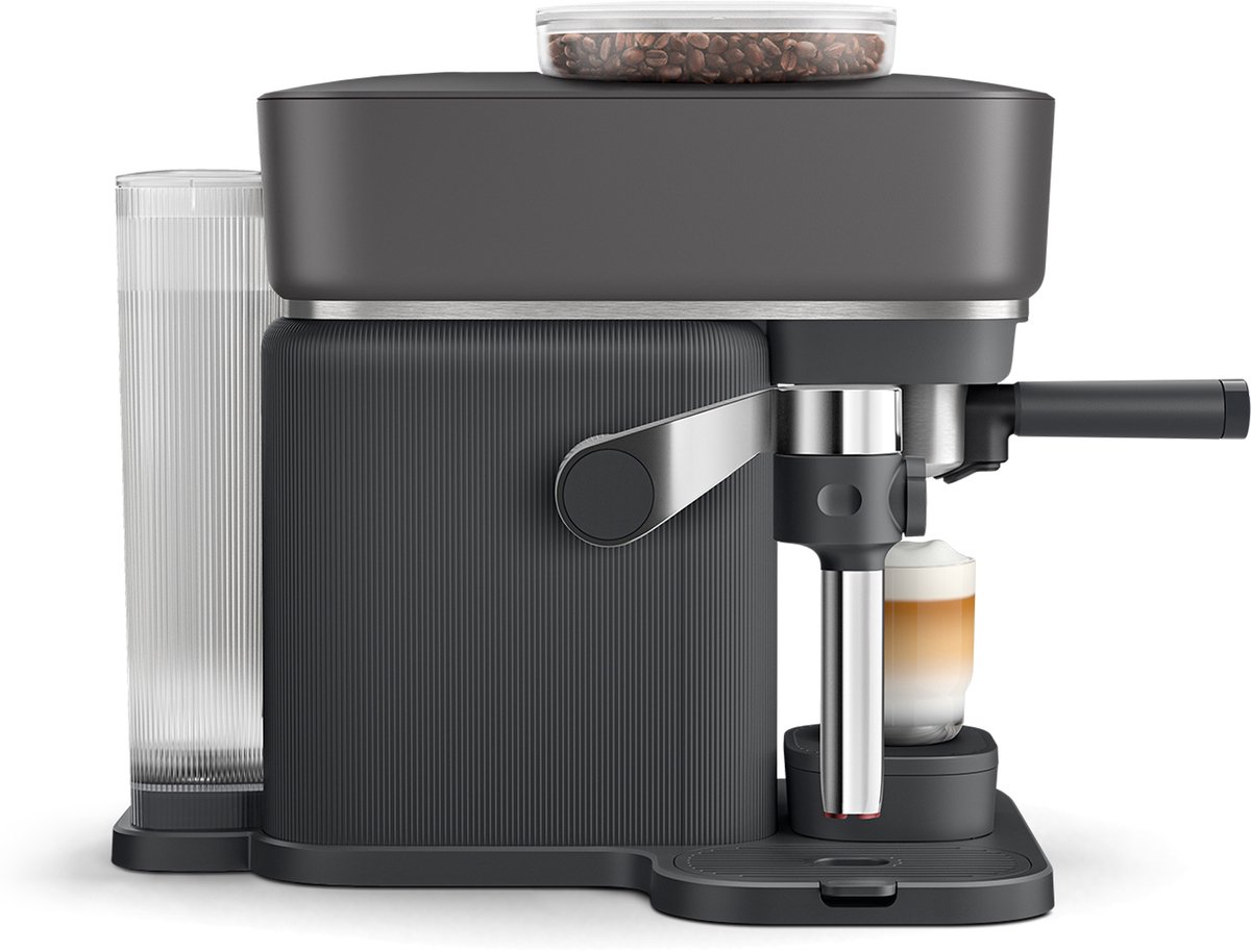 Philips Baristina Latte - BAR400/60 - Espressomachine - Pistonmachine - Cappuccino - Automatische Melkopschuimer - Zwart — afbeelding 2