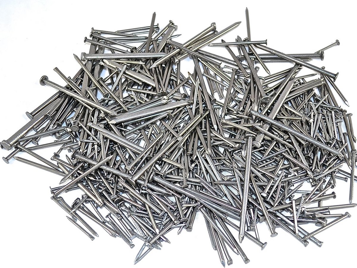 Groot Assortiment Draad- en Ovale Spijkers - 800 Gram Mix voor Werkplaats