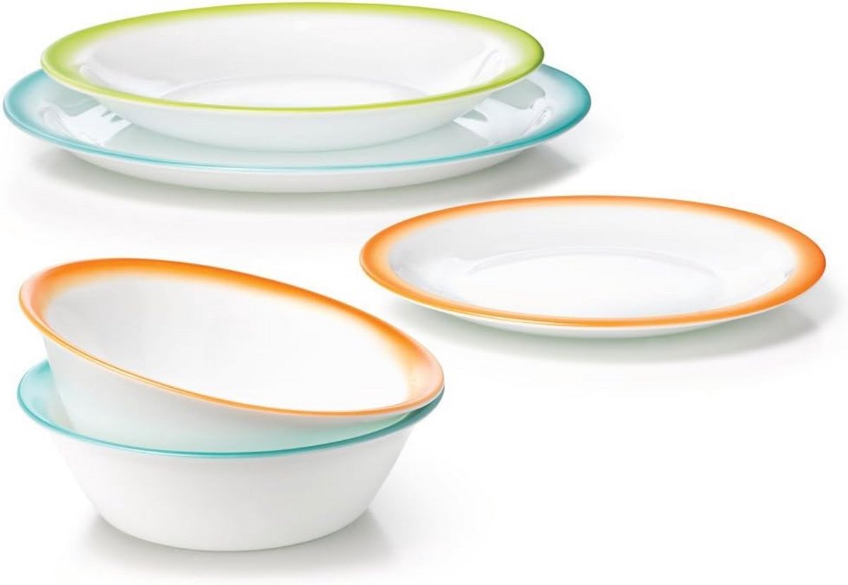 Set Mengkommen Glas Grijs - Koffietafel & Keuken Gebruik