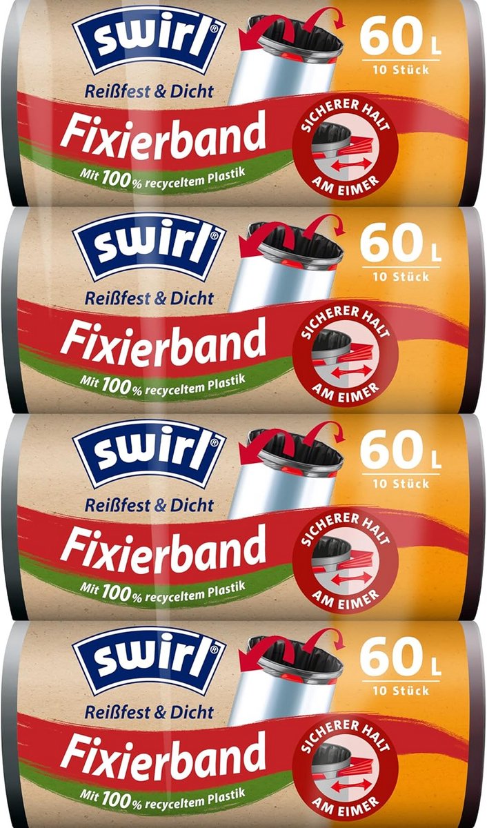 Sterke Prullenbakzakken 60 Liter met Trekband - Scheurvast en Lekdicht