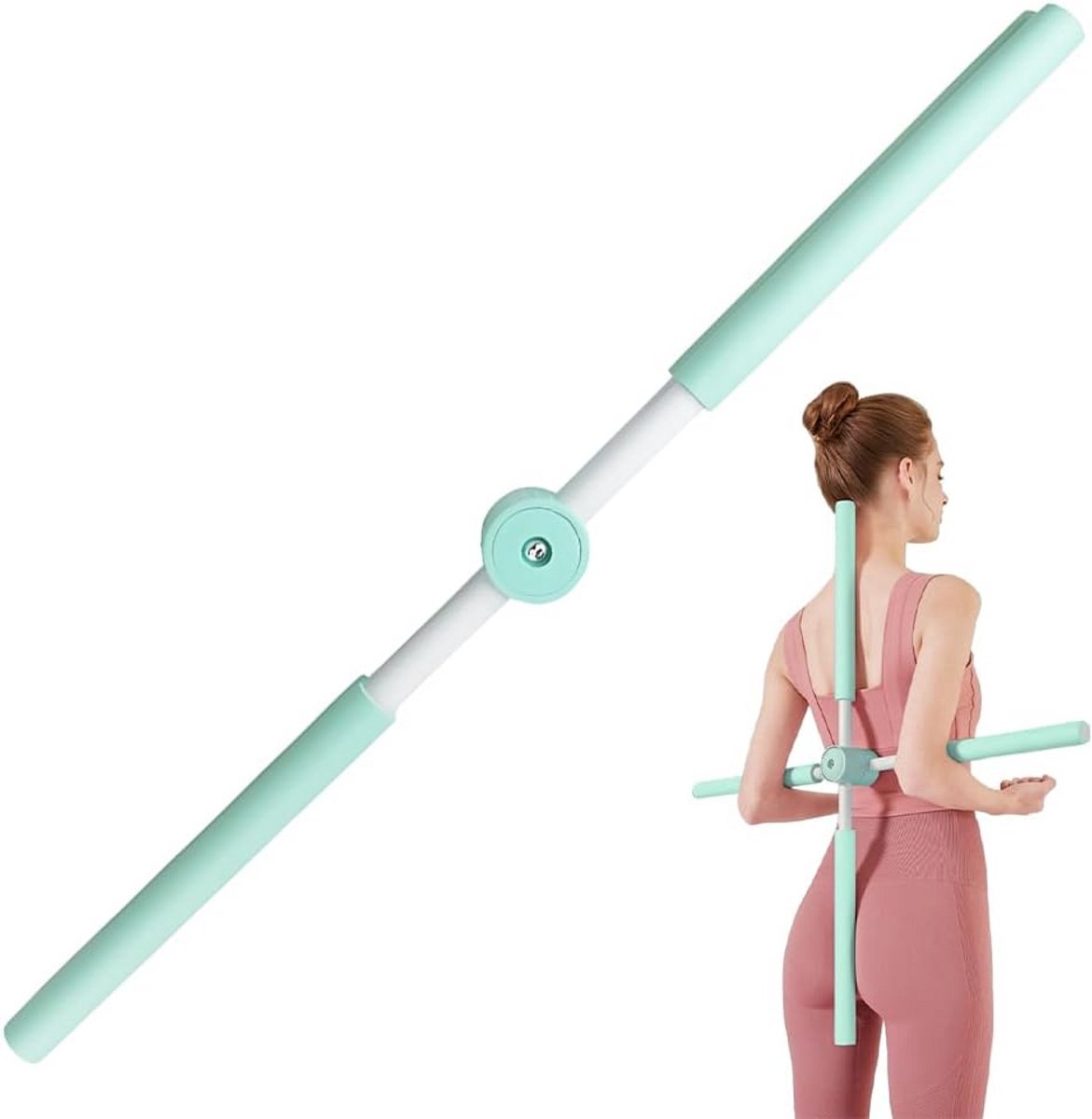 Houdingcorrectie Staaf voor Rug, Schouders en Nek - Flexibele Trainingsstok voor Yoga en Pilates