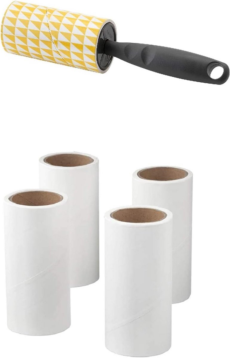 Pluisroller Set met 4 Navullingen voor Kleding en Meubels