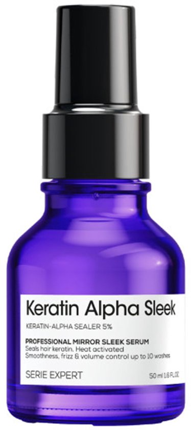 L'Oréal Professionnel Keratin Alpha Sleek Sérum Lissant - Pour des cheveux lisses et faciles à coiffer - Contrôle longue durée des frisottis et du volume - 50 ml
